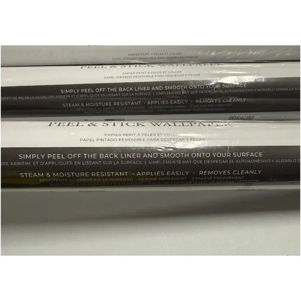 Tempaper Geo Composition Peel & Stick Wallpaper Neutral Abstract Design 3Pk